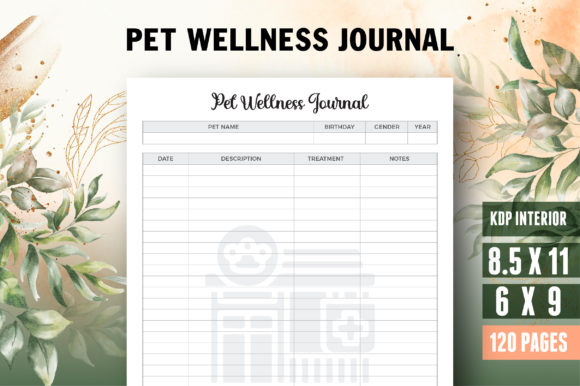 Download Pet Journal Pet Wellness Journal Planner - Premium Resources