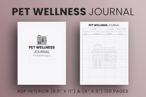 Download Pet Wellness Journal - KDP Interior - Pet wellness Collection