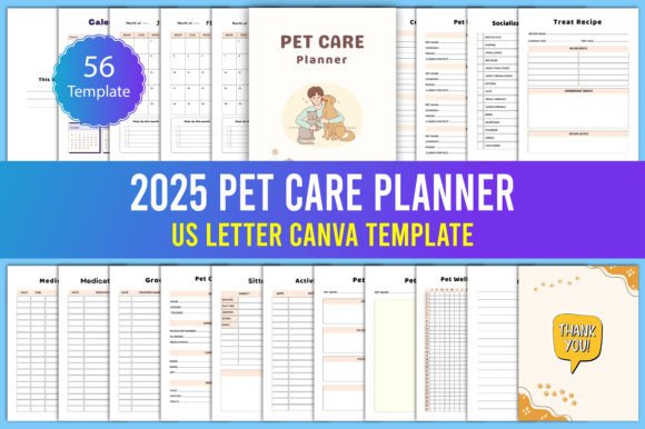 Download 2025 Pet Care Planner Canva Interior - Premium Resources