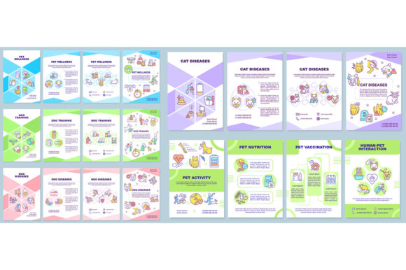 Download Pet Wellness Brochure Template Set - Premium Resources